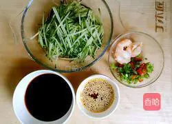 Recipe for cold shrimp noodles Illustration 4