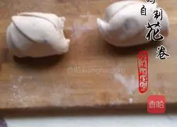 Illustration of how to make homemade rose rolls 8