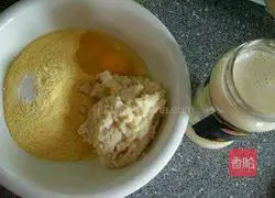 Illustration of how to make corn flour steamed buns 1