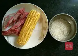 Illustration of how to make pork fan bone polenta 1