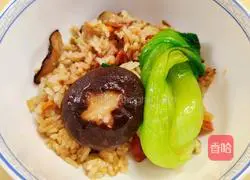 Home-style rice cooker version of Cantonese sausage rice with illustrations 6