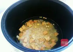 Sweet potato cereal Illustration of how to make millet porridge 4