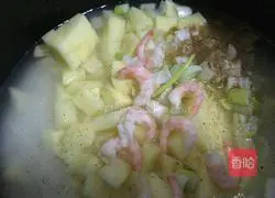 Illustration of how to make potato stewed rice 7