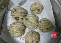 Illustration of how to make buckwheat, sesame and green onion flower rolls 8