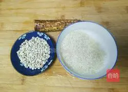 Illustration of how to make yam and barley porridge 1