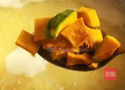 Illustration of how to make autumn health-preserving millet and pumpkin porridge 7