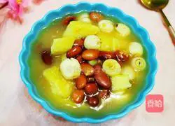 Illustration of how to make red beans, lotus seeds, sweet potatoes and baoguzhen 10