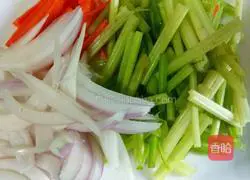 Illustration of Korean squid rice bowl 2