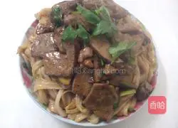 Illustration of how to make dry fried rice noodles 16