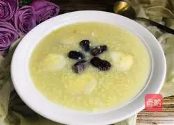 Illustration of how to make yam slices and millet porridge 8