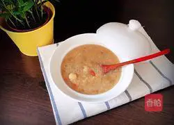 Lily, lotus seeds and mung bean porridge (grain) recipe 8