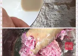 Illustration of making rose roll 3