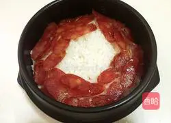 Illustration of how to make claypot rice 4