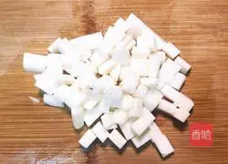 Illustration of how to make yam and millet porridge 3