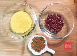 Red bean and millet porridge recipe 1