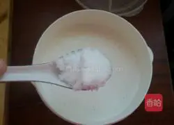 Illustration of how to make black sesame rice cake 4