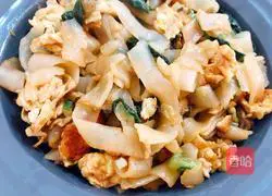 Illustration of how to make fried rice noodles 8