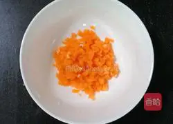Illustration of how to make carrots, shiitake mushrooms and chicken porridge (baby food supplement) 7