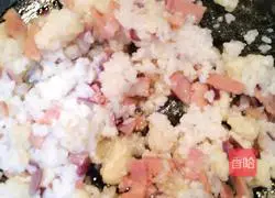 Illustration of Bacon and Cheese Baked Rice 10