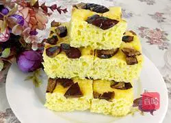 Illustration of how to make mixed dough red date cake 11