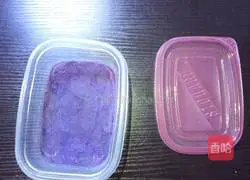 Purple Sweet Potato Puree Cake Box Recipe Illustration 2