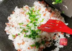 Illustration of how to make shrimp and cheese baked rice 9