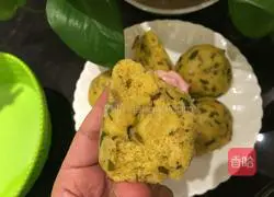 Illustration of how to make purslane steamed buns 14