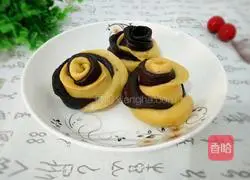 Rose roll Illustration of how to do it 17