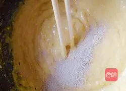 Illustration of how to make hot corn corn cake 9