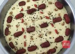 Cornmeal Illustration of how to make hair cake 6