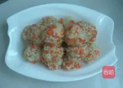 Illustration of how to make tomato sauce rice balls 4