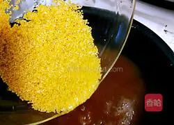 Illustration of how to make red dates and millet porridge 12