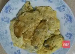 Illustration of how to make egg dumpling and rice noodle soup 6