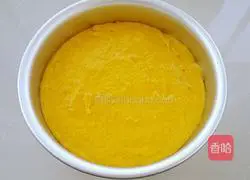Illustration of how to make red date and pumpkin hair cake 13