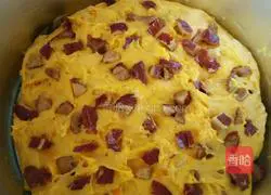 Illustration of how to make pumpkin hair cake 5