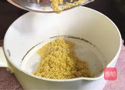 Agaric and cauliflower Illustration of how to make porridge 1