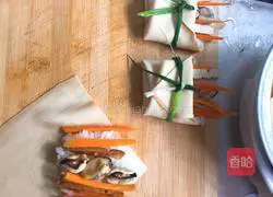 Mussel rice balls Illustration of how to make a bouquet 11