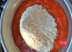 Illustration of how to make pumpkin hair cake 5