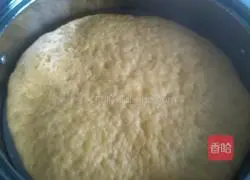 Illustration of how to make pumpkin and purple sweet potato cake 8