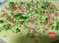 Illustration of how to make ham rolls 2