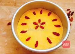 Illustration of how to make two-color hair cake 7