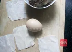 Illustration of how to make fried spring rolls 1