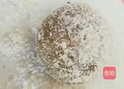 Illustration of how to make matcha and mango glutinous rice cakes 9