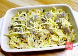 Illustration of delicious baked rice 11