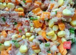 Illustration of making spring rolls 2