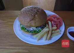 Ham burger recipe illustration 5