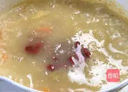 Illustration of how to make sweet potato and sweet potato porridge 9