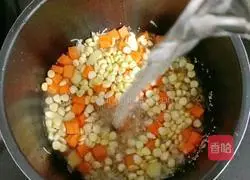 Quinoa, Scallops and Vegetable Porridge Recipe Illustration 9