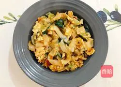 Illustration of how to make fried rice noodles 7