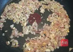 Illustration of how to make baked Italian alphabet pasta with tomatoes and shrimps 5